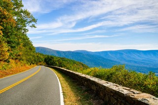 Skyline Drive in Shenandoah National Park