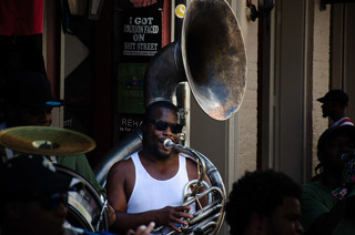 Tuba Player in New Orleans Louisiana