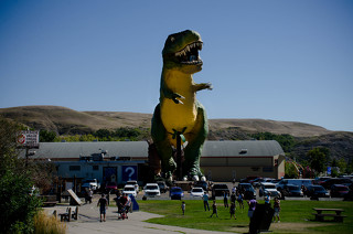 Dinosaurier in Drumheller Alberta Kanada