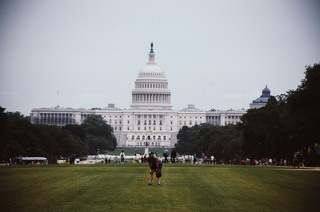 Sport vor dem Capitol in Washington DC