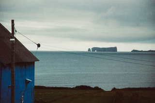 Blick auf Rocher Percé Québec